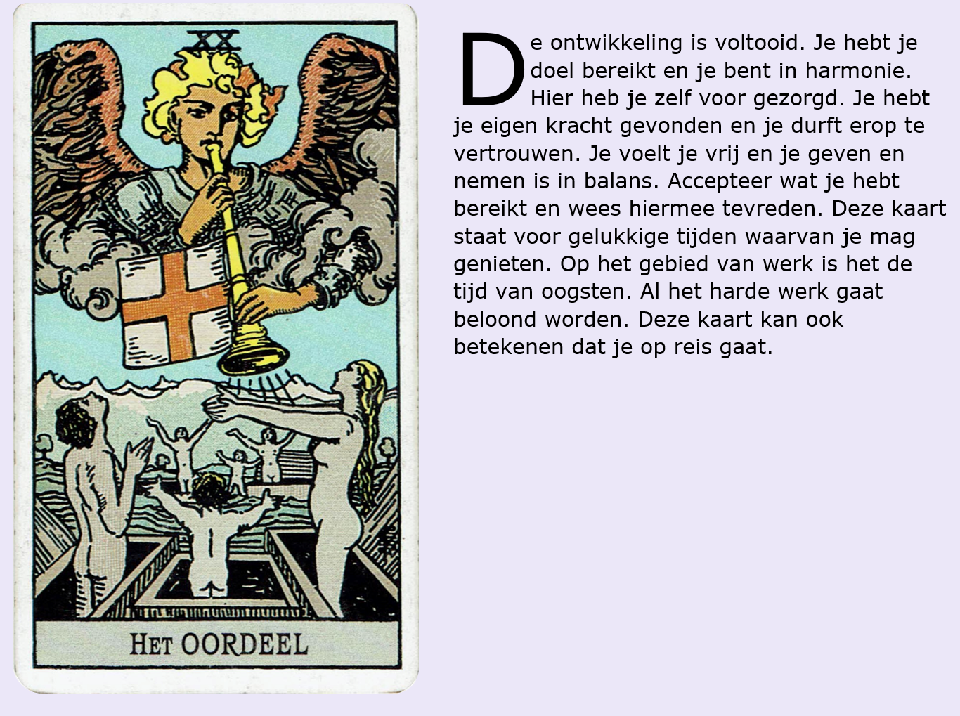 Tarot kaart van de dag