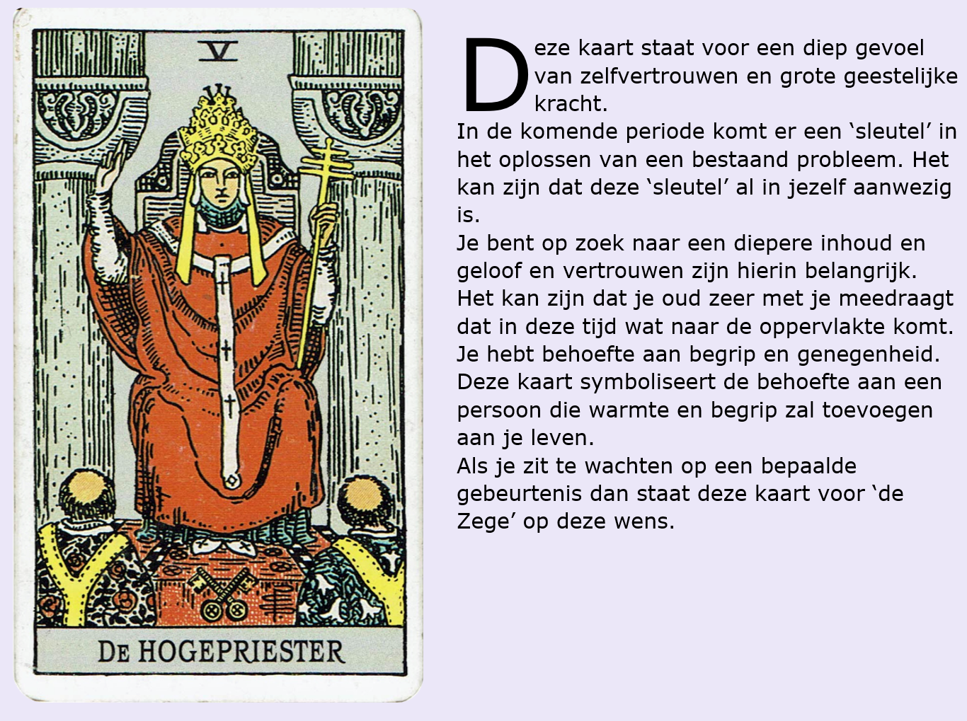 Tarot kaart van de dag