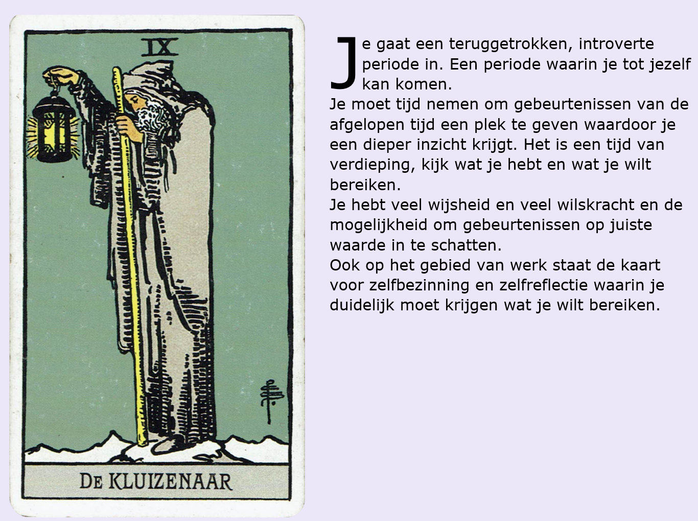 Tarot kaart van de dag